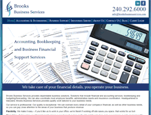 Tablet Screenshot of brooksbusinessservices.com